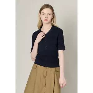 [BCBG](의정부점)올앤선드리 립 블록 카라 P/O(A4F7K301)