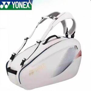 Yonex 하이 퀄리티 배드민턴 라켓 스포츠 가방, 배낭 PU 대용량 방수 소재, 2024 신제품