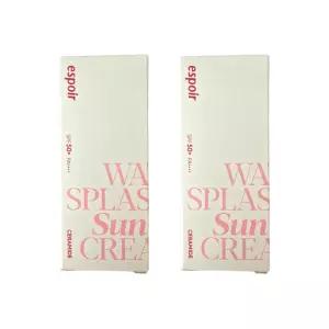 에스쁘아 워터 스플래쉬 선크림 세라마이드 SPF50+ 60ml 2개