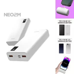 NEO2M 슬림핏 PD 20W C타입 고속 보조배터리 20000mAh/LED배터리표시/실용적인/넉넉한/대용량/배터리