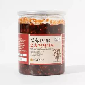 참죽 가죽 고추장장아찌 800g향 독특한 마니아 장아찌 가죽나물 참죽장아찌 가죽장아찌 국산참죽