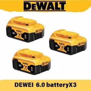 디월트 정품 배터리 20V 5.0Ah 6.0Ah MAX 플렉스볼트 (DCB606 DCB205 DCB206 DCB209 DCB182 호환) 충전기
