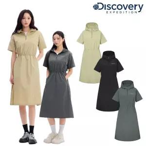 [디스커버리](광주신세계)[25S/S] 디스커버리 DWOP95053 여성 프레시벤트 우먼스 후드형 우븐원피스 여...