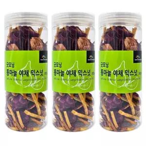 굿모닝너츠 통마늘 야채 믹스넛 3통/총900g내외