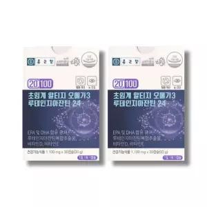 종근당 20100 초임계 알티지 오메가3 루테인지아잔틴 24 1100mg 30 캡슐 2박스 /wb