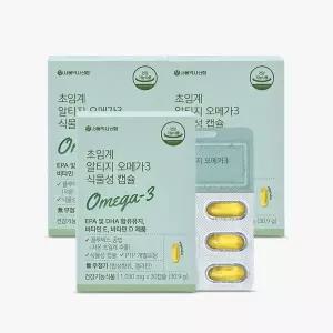 [NS홈쇼핑]초임계 알티지 오메가3 식물성캡슐 1030mg 30캡슐 3세트[35858976]