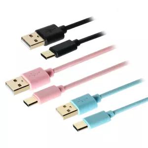민트 USB A to C타입 고속 충전케이블 1.5M 3A (1m 2m)스마트폰 핸드폰 갤럭시S 패드 태블릿 차량 충전기선