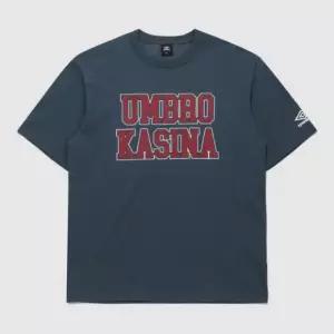 반팔티 PQA UQ121CRS34-CNV [UMBRO X KASINA] 레터링 반팔 티셔츠 / CNV0