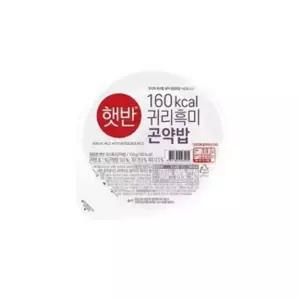 [기타] CJ제일제당 햇반 귀리흑미곤약밥 150g x 24개