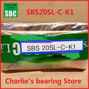 1pc 100%     SBC 선형 가이드 슬라이더 SBS20SL-C-K1 베어링 캐리지