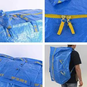 카트용트렁크 X1Y4N1L8 73x35x30cm 대형타포린백 이케아쇼핑백 분리수거가방