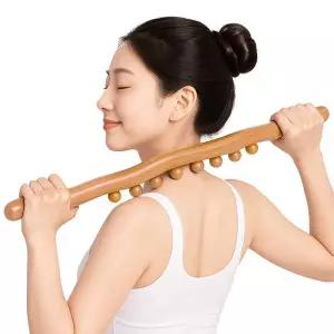 [NS홈쇼핑]군살타파 롱롱 우드안마봉 바디괄사 마사지 스틱[35383369]