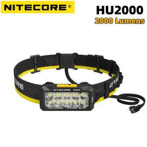 NITECORE HU2000 고출력 분리형 헤드램프 유연한 전원 옵션 루멘 USB-C 충전식 LED 헤드라이트 작업등