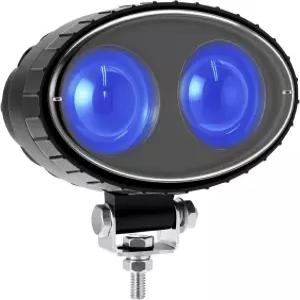 QWORK LED 지게차 안전 라이트 블루 스팟 8W 250LM 10V-100V 창고 경고등