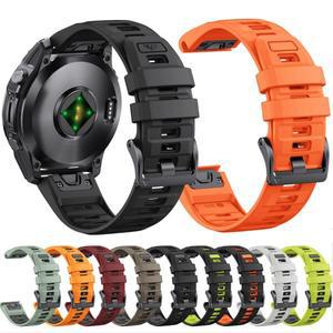 QuickFit 26mm Garmin Fenix E 8 7X 7 6 6X/Epix Pro Gen 2 51mm 47mm/Tactix 시계 밴드 액세서리 용 톤