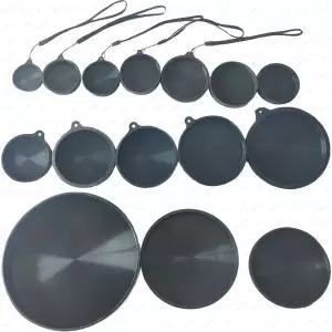 35mm 44mm 45mm 48mm 54mm 56mm 57mm 64mm 89-90mm 99mm 110mm 150mm 원형 고무 렌즈 커버 캡 망원경 아이