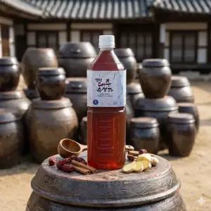유경 경산 대추 수정과 전통 수제 1100ml 계피 생강 전통차 음료 디저트 YK-1004