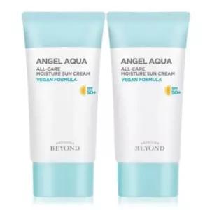 비욘드 엔젤아쿠아 올케어 수분 선크림 50ml 2개