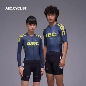 레저 자전거의류 AEC 여성용 긴팔 사이클링 저지 퀵 드라이 남성용 반팔 자전거 상의 여름 MTB 의류 펑치