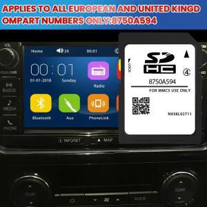 미쓰비시 내비게이션 SD 카드 아웃랜더 PHEV W-15 8750A594 차량용 GPS 지도 (2024/2025년형)