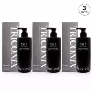 트리코닉스 트리코엑스 안티 헤어 로스 볼륨 샴푸 500ml 3개