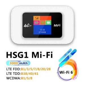 TIANJIE 4G MIFI LTE 와이파이 라우터 휴대용 6 3000mAh 포켓 모바일 네트워크 SIM 핫스팟 비즈니스 게임용