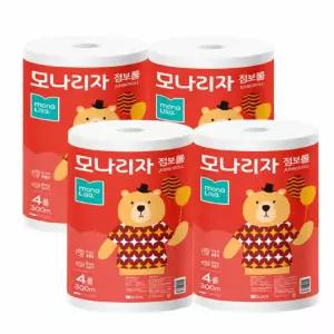 모나리자 점보롤 300M 16롤 화장지