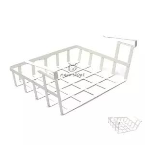 ( )주방수납장 철제바구니 부엌수납 주방수납바구니걸이 주방수납 걸이식바구니 36x26x14cm