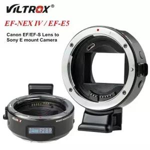 VILTROX EF-NEX IV 어댑터 캐논 소니 E 마운트용 고속 자동 초점 미러리스 카메라와 안정적인 호환성