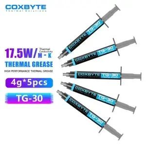 Coxbyte TG-30 써멀 페이스트 17.5W-mk AMD 인텔 프로세서 CPU 쿨러 컴퓨터 냉각 팬 VGA GPU 컴파운드
