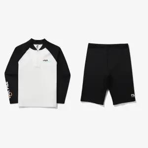 휠라 키즈 3PACK 아쿠아 래쉬가드 상하세트 FK2SWF2A01M OWH