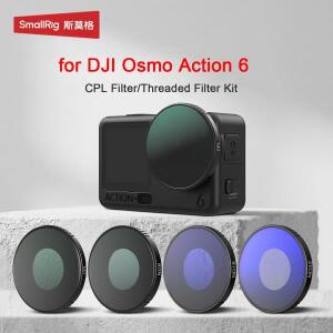 DJI호환 Osmo Action 6용 SmallRig 필터-5699 CPL/ND8/ND16/ND32 ND8 필터 키트-6036 스포츠 카메라 액세서