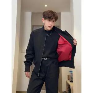 남친 빨강 가을 이너 야구복 아이템 코트 파일럿 쇼트 블루종항공 트렌디 터프 점퍼 HT3