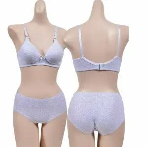 [라일리여성언더웨어] Rly 노와이어 폴카도트 A컵 몰드 브라팬티 세트 50032179)