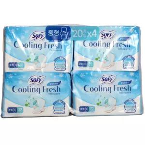 쿨링패드 중형 20개 x 4팩 쿨링프레쉬 코스트코