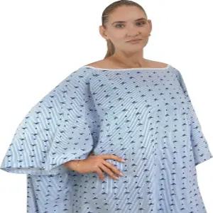 3팩 10XL 병원 가운과 타이백 오버사이즈 빅 및 홈 케어용