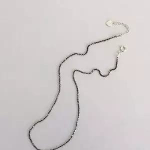 실버925 black necklace cutting silver925