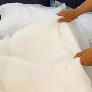 여행 세트 일회용 일회용침대커버 더블 침대시트 휴대