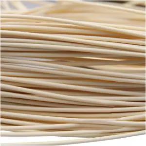 ECYC Ltd 폭 3mm 원형 라탄 직조 재료 수리 가구 파티오 플라스틱 합성 위커 키트 의자 테이블 DIY 바구니