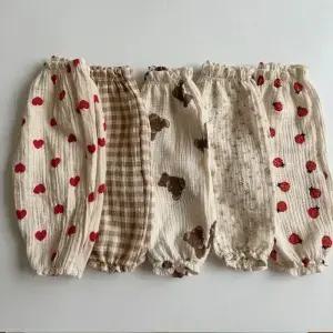 면화 바지 신생아 가을 봄 여름 겨울 귀여운 인쇄 부드러운 모슬린 옷 Pantalons Capris