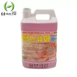 고품질 핸드퓨어 손세정제 핑크(젤타입) 3.75L 거품손세정제 화장...