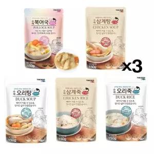 정성들여만든 수제 영양 보양식150g X3 애견 습식간식 반려동물용품 (WC65A3D)