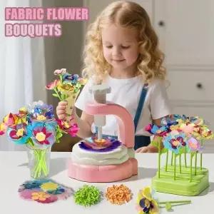 패브릭 꽃 꽃다발 DIY 공예 키트 를위한 수제 시장 크리스마스 생일 선물