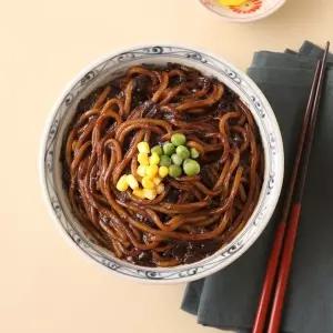 푸딩팩토리 수타식 직화짜장면 330g 전자레인지조리 간편한끼