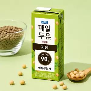 매일두유 렌틸콩 저당 설탕무첨가 190ml 48팩