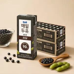 매일두유 검은콩 저당 190ml 48팩