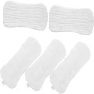 UTHCLO 5pcs 재사용 가능한 신생아용 면 기저귀 라이너 트림 천 통기성 부드러운 패드 대안
