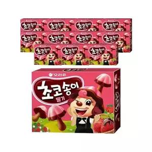 오리온 초코송이 딸기 45g, 12개