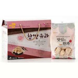 [롯데백화점]한밭민속한과 [예주식품] 찹쌀유과中 (720g)