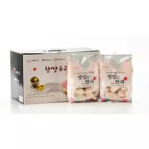 [롯데백화점]한밭민속한과 [예주식품] 찹쌀유과大 (1440g)